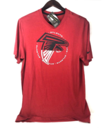 NFL Atlanta Falcons T-Shirt Team Apparel Men&#39;s Red Graphic Short Sleeve ... - £11.21 GBP