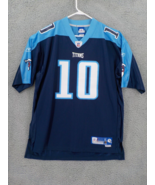VINCE YOUNG #10 NFL EQUIPMENT PLAYERS TENNESSEE TITANS XL LENGTH +2 JERS... - £46.64 GBP