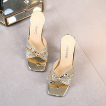 Summer Ladies Slippers PVC Transparent Woman Slides Wedding Party Women Sandals  - £42.45 GBP