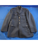 4 BUTTON MEN&#39;S COAT JACKET UNIFORM DRESS BLUE OFFICER USAF AIR FORCE 36S - €56,15 EUR