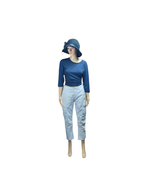 RE/DONE Originals Womens 25 Cargo Pant Cropped Pants White Mid Rise Zip ... - $43.00