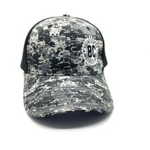 Port Authority Digital CAMO Trucker Adjustable Hat Cap Black And Gray - $9.89
