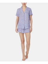 BETSEY JOHNSON Intimates Button Down Sleepwear Shirt, Color: Purple, Size: Large - £15.81 GBP