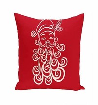 E by Design 16 Inch Red Decorative Christmas Throw Pillow T4102641 - £33.46 GBP