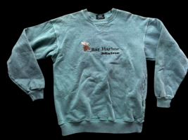 Bar Harbor Maine Vintage Sweater Exist Sports Line M Medium Poly Cotton - $446.62 MXN