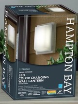 Hampton Bay LED EXTERIOR Color Changing Wall Lantern Coastal 31790040 - $16.25