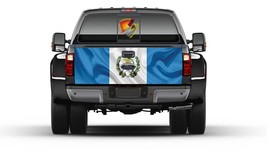 Guatemala Flag Tailgate Wrap Vinyl Graphic Decal Sticker - £54.84 GBP