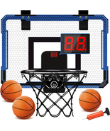 Indoor Mini Basketball Hoop for Door - over the Door Basketball Mini Hoo... - $40.80