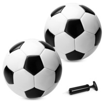 2 Pack Soccer Ball Size 3 For Kids, Outside Sport Soccer Ball Set For Bo... - £35.97 GBP