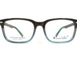 KONISHI Gafas Monturas KA5727 C3 BROWN TEAL Cuadrado Completo Borde 54-1... - $41.59