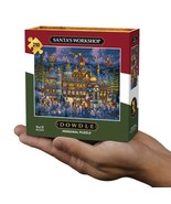 Santa Workshop 90266 Personal Mini Jigsaw 210 Piece Puzzle 9 x 11&quot; Dowdle - $27.06 CAD