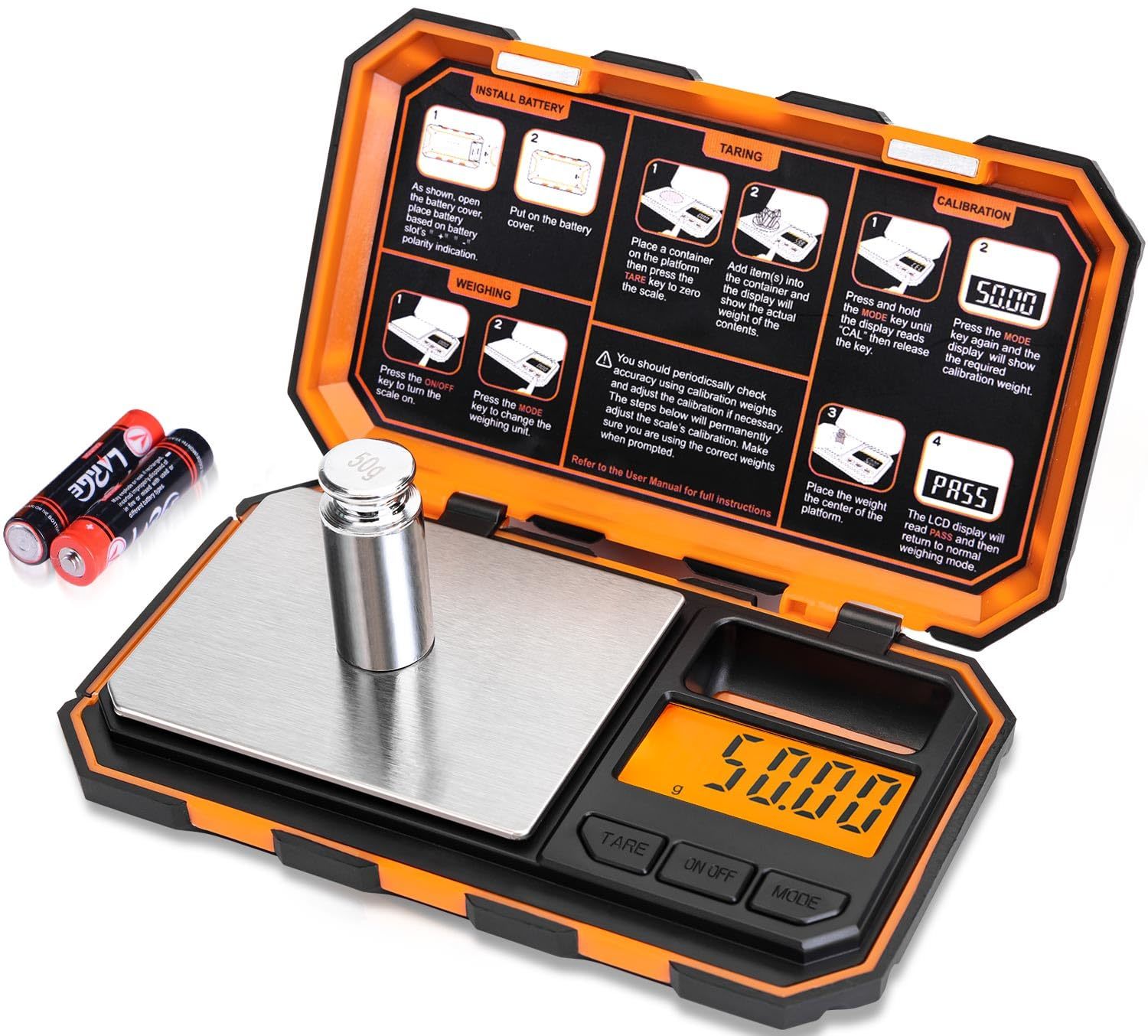 The Fuzion Digital Pocket Scale, 200G X 0.01G Jewelry Gram Scale, 6 Units - $37.96