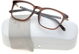 New Swarovski Sw 5218 048 Brown Eyeglasses Glasses Frame 51-16-140 B40mm Italy - £65.22 GBP