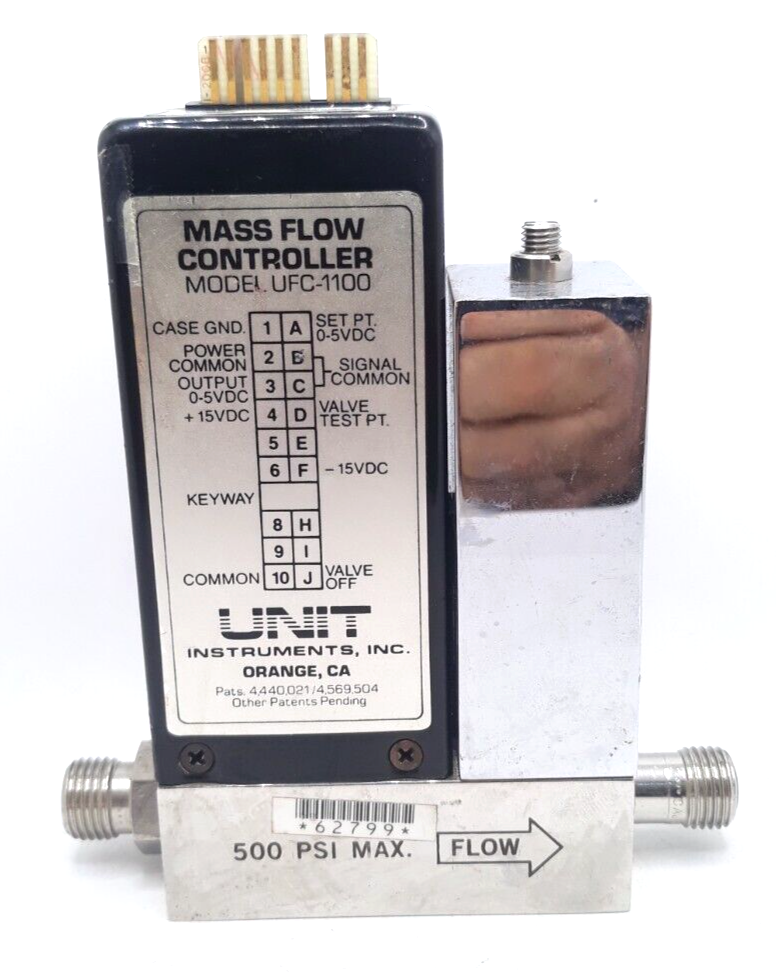 UNIT UFC-1100 MASS FLOW CONTROLLER RANGE 500 SCCM GAS He - $39.99