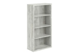 Grey 5-Tier Bookshelf Bookcase Etagere - Office Bedroom Storage 48&quot;H - $2,832.29 MXN