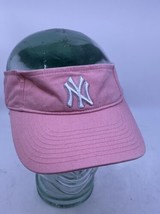 Vintage Twins Enterprise Women&#39;s New York Yankees Pink Visor Hat Baseball NEW - £15.47 GBP
