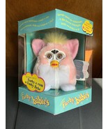 FURBY Babies 1999 Pink White Peachey Yellow Mohawk Brown Eyes Tiger #70-... - $98.28 CAD