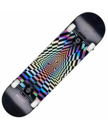 ROCKET Complete Skateboard - Prism Foil Silver 7.75 &quot;x31&quot; Skateboard - $40.09