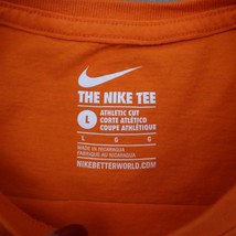Denver Broncos Shirt Mens L Orange Nike Short Sleeve Graphic Print Logo NFL Tee - £18.18 GBP