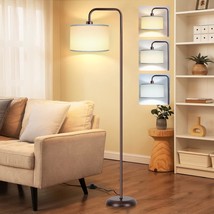 Partphoner Led Floor Lamp For Living Room, 3 Color, Oil Rubbed Bronze - £30.93 GBP