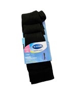 Dr. Scholl&#39;s Travel Compression Socks 3 Pack Black Womens 4-10 Mild NIP ... - £8.68 GBP