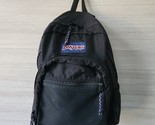 Jansport Unisex Laptop Hiking Backpack Black Vintage 90&#39;s Made USA Mesh ... - $27.61