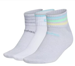 adidas 3 Pair Quarter Socks Women&#39;s M(5-10) - $17.00