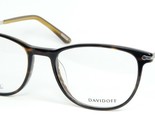 DAVIDOFF Mod 92025 6133 DARK TORTOISE /SILVER EYEGLASSES GLASSES 52-18-1... - $138.60
