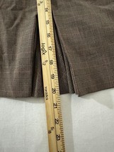 Petite Sophisticate Stretch Women's Brown Rear Zipper Pull-On Skirt Size 2 image 11