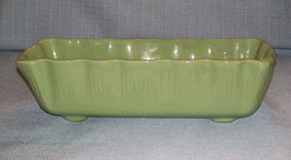 Vintage 1950s California USA Pottery - MCM Green Rectangle Planter - #40... - £7.77 GBP