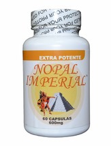 Extra Nopal Imperial 60 Cap Nopal Extra 100% Original Nopal Cactus - £9.29 GBP