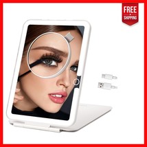 Lightweight Tabletop Makeup Mirror with Rechargeable Battery - Ideal for... - $587.19 MXN