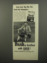 1953 Armour Dash Dog Food Ad - Beagle Hound Miss Judy of Wyckoff - £14.50 GBP