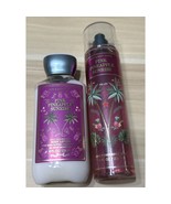 Bath &amp; Body Works Pink Pineapple Sunrise Body Mist &amp; Body Lotion New Set... - $25.71 CAD