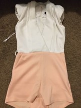 White And Pink Misguided Romper Size 6 Perfect Condition (522) - $39.48