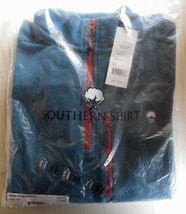 NEW Men&#39;s Indian Teal Kneeler 1/4 Zip Pullover Southern Long Sleeve Shirt Sz: SM - £38.85 GBP