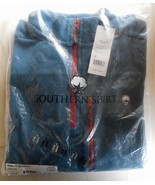 NEW Men&#39;s Indian Teal Kneeler 1/4 Zip Pullover Southern Long Sleeve Shir... - £38.32 GBP