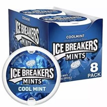 ICE BREAKERS Sugar Free Mints, Coolmint, 1.5 Ounce (Pack of 8) - £14.47 GBP