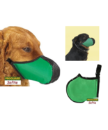 SOFTIE LARGE DOG NO BITE MUZZLE Mesh EZ Quick-Fit Adjustable Safer Comfo... - $14.99