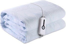 Electric Heated Mattress Pad Heating Matress Bed Warmer Cover Fitted Dee... - £54.45 GBP+