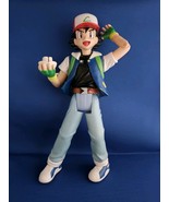 2001 Hasbro Pokemon Talking Ash Ketchum Think Chip 11.5&quot; Action Figure - $55.43