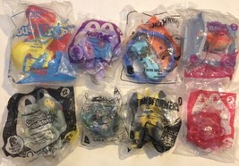 McDonald’s Happy Meal Toy Lot Of 8 Barbie Transformers Hot Wheels Sponge... - $12.86