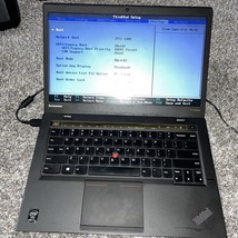 Lenovo ThinkPad X1 Carbon 14" Intel i7-4600U 8GB No HD No AC Bad Soldered Memory - $74.25