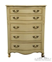 DREXEL FURNITURE Off White / Cream Painted French Provincial 36&quot; Chest of Dra... - £835.31 GBP