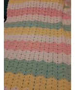 Handmade Crochet Baby Blanket Soft Afghan Newborn Gift Nursery Throw Unisex - $366.29 MXN Handmade Crochet Baby Blanket Soft Afghan Newborn Gift Nursery Throw Unisex - $366.29 MXN