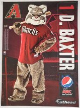 NEW Diamondbacks Mascot Baxter 17&quot; Fathead Wall Decal KIDS ONLY 2012 Dbacks SGA - £6.48 GBP