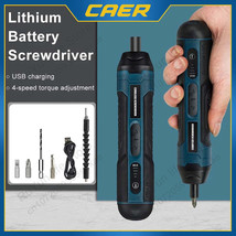 Mini Electric Screwdriver Set Usb Rechargeable 1300Mah Adjustment Power Dril - $12.99+