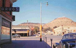 Street Scene Drug Store Raton New Mexico 1964 postcard - £5.51 GBP