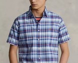 Polo Ralph Lauren Men&#39;s Classic-Fit Plaid Oxford Shirt Blue/Red Multi-XS - $49.99