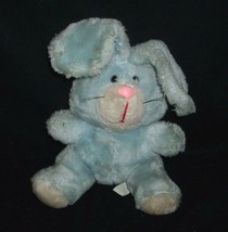 Vintage Kay Bee Kaybee Toy Stores Blue Baby Bunny Rabbit Stuffed Animal Plush - £26.14 GBP